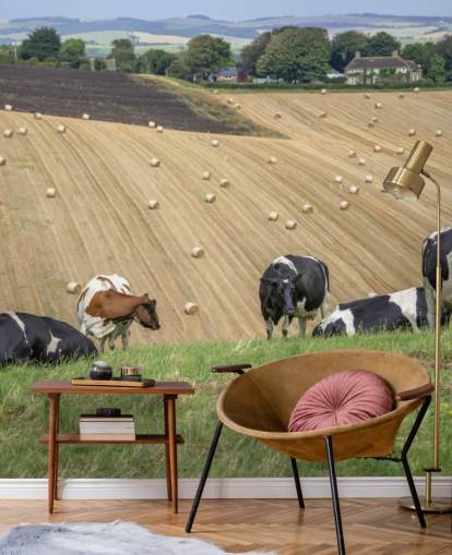 Farm and Cows Wallpaper