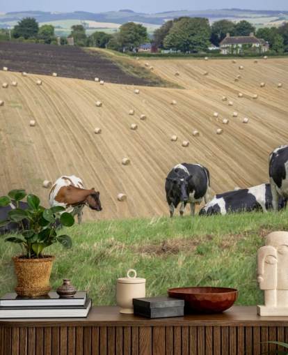Farm and Cows Wallpaper