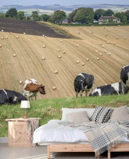 Farm and Cows Wallpaper