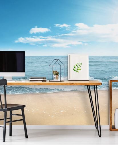 Fondo de pantalla de olas espumosas en Sunny Beach