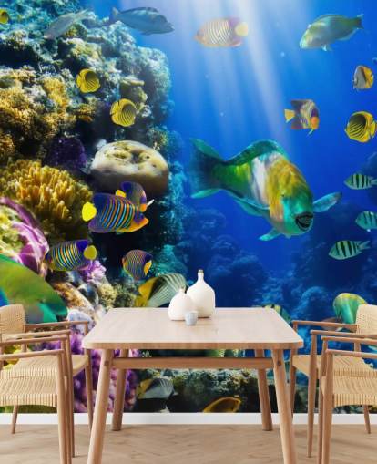 Coral and Fish Wallpaper