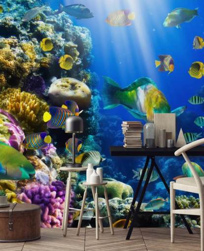 Coral and Fish Wallpaper
