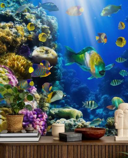 Coral and Fish Wallpaper
