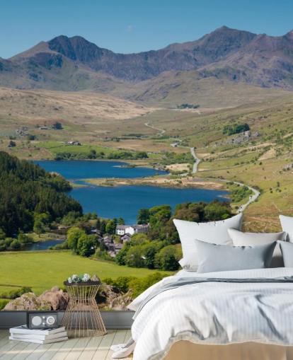 See und Berg Snowdonia Fototapete See und Berg Snowdonia Fototapete