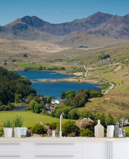 See und Berg Snowdonia Fototapete