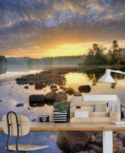 Peinture murale Rocky Lake