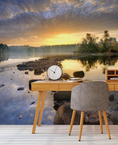 Peinture murale Rocky Lake