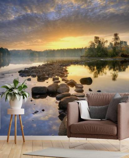 Peinture murale Rocky Lake