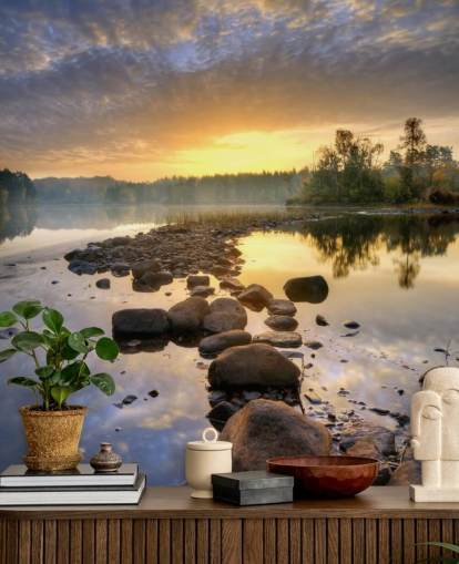 Peinture murale Rocky Lake