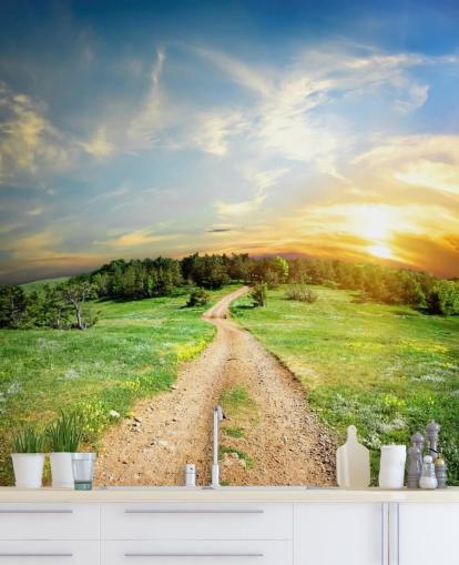 Papier peint Route de campagne