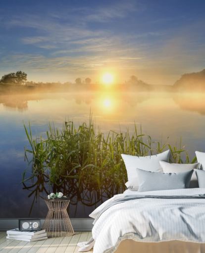 Mural de pared Lago al amanecer