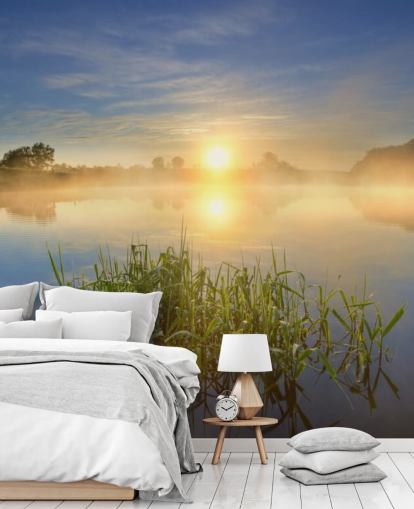Sunrise Lake Wall Mural