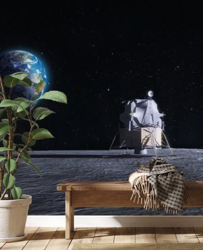Papel Pintado Moon Landing