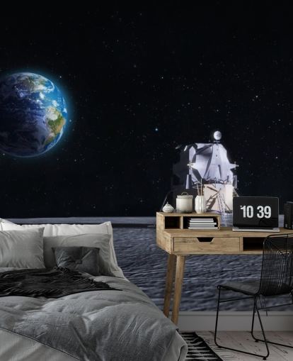 Moon Landing Papel De Parede