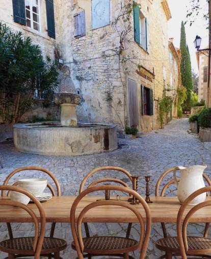 French Village wall mural