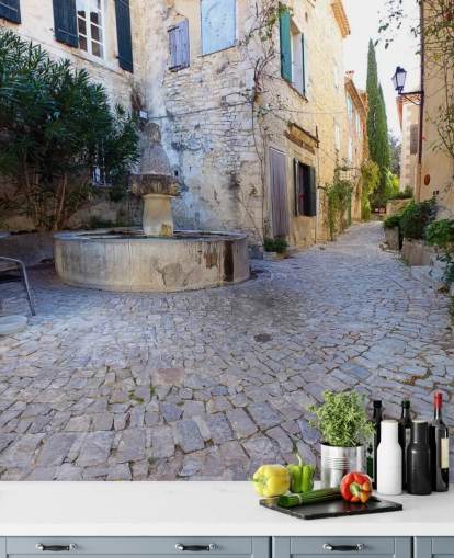 French Village wall mural