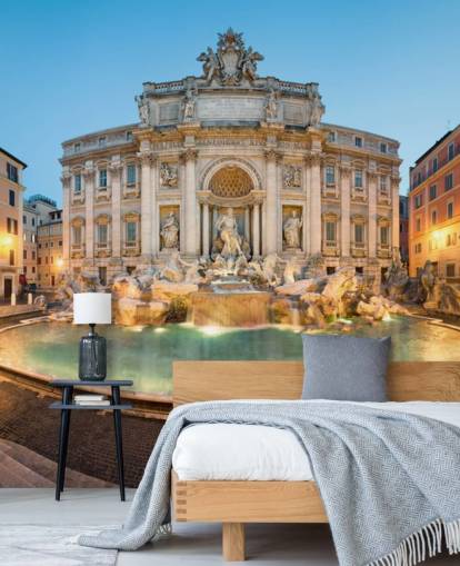 Fontaine de Trevi, Rom, Italien Tapete