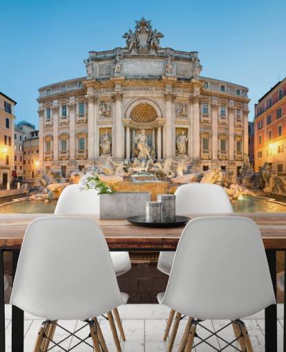 Fontaine de Trevi, Rom, italiensk tapet