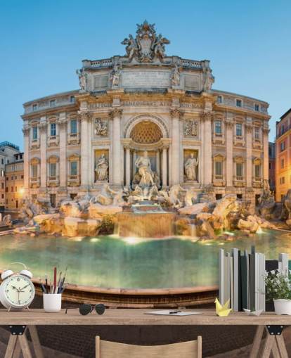 Fontaine de Trevi, Rome, Italie wallpaper