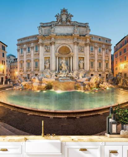 Fontaine de Trevi, Rome, Italie wallpaper