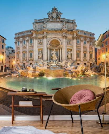Fontaine de Trevi, Rom, Italien tapet Fontaine de Trevi, Rom, Italien tapet