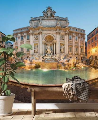 Fontaine de Trevi, Rome, Italie wallpaper Fontaine de Trevi, Rome, Italie wallpaper