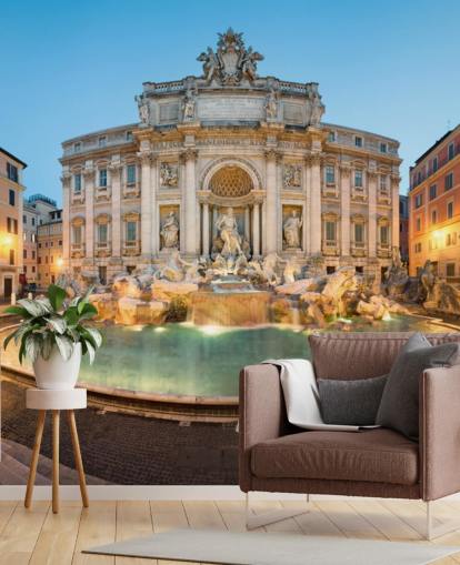 Fontaine de Trevi, Rom, Italien tapet Fontaine de Trevi, Rom, Italien tapet