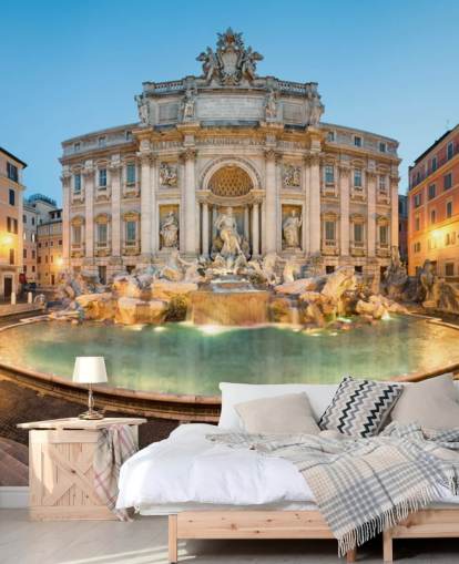 Fontaine de Trevi, Rom, italiensk tapet