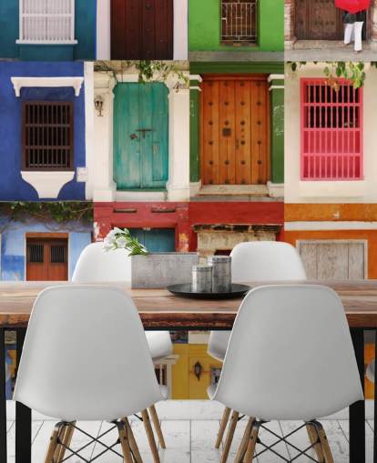Puertas Cartagena, Colombia Colombia Doors Wallpaper 