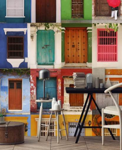 Dörrar Cartagena, Colombia Colombia Doors Wallpaper 