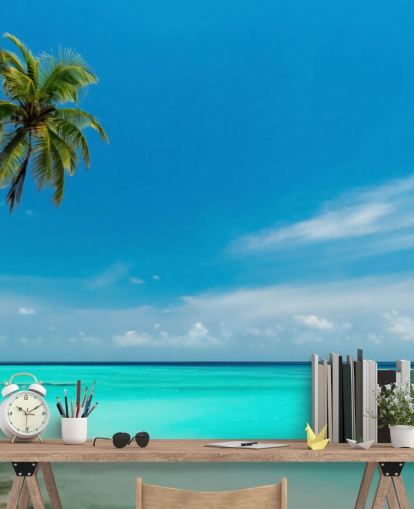 Beach Paradise wall mural