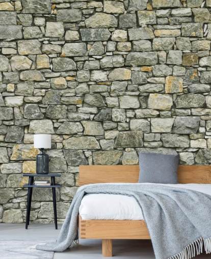 Greys and Yellows Wallpaper Mural Greys and Yellows Wallpaper Mural