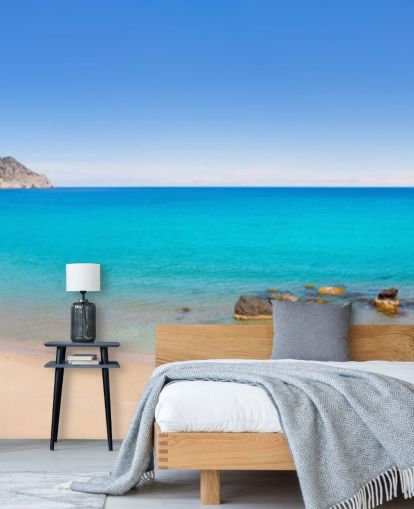 Panoramic Beach View Wall Mural