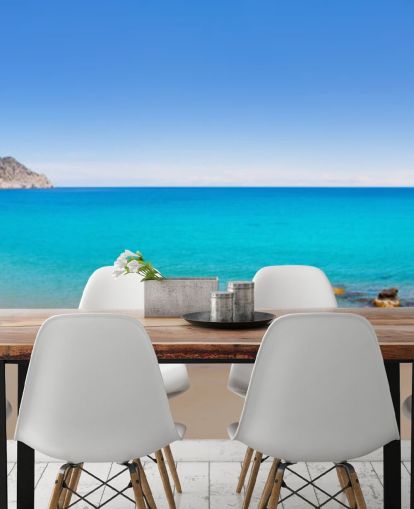 Panoramic Beach View Wall Mural Panoramic Beach View Wall Mural