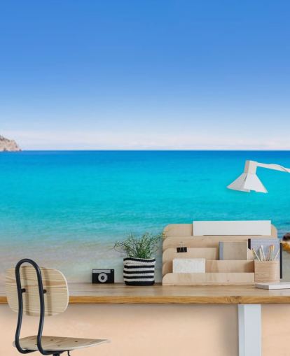 Panoramic Beach View Wall Mural Panoramic Beach View Wall Mural