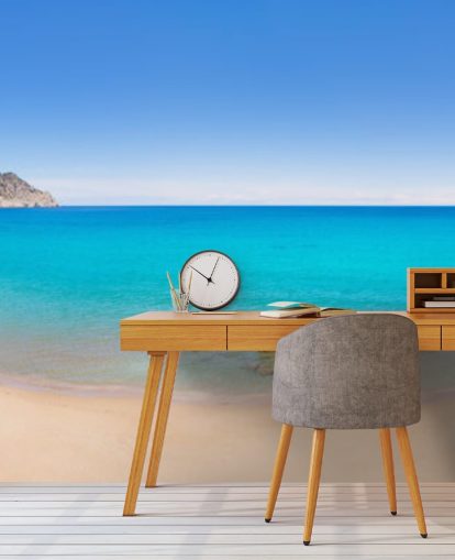 Panoramic Beach View Wall Mural