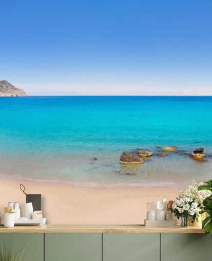 Décoration murale vue panoramique sur la plage Décoration murale vue panoramique sur la plage