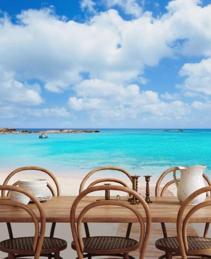 Papel pintado Paseo marítimo dichoso