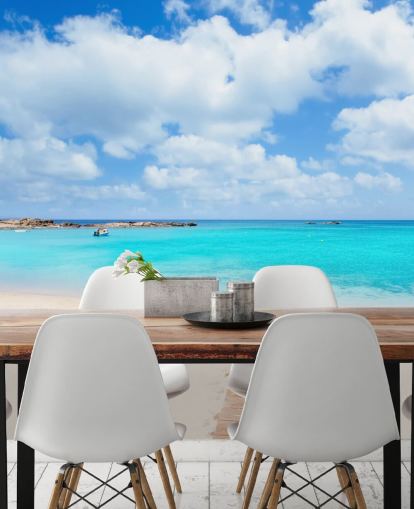 Blissful Boardwalk Wallpaper Mural