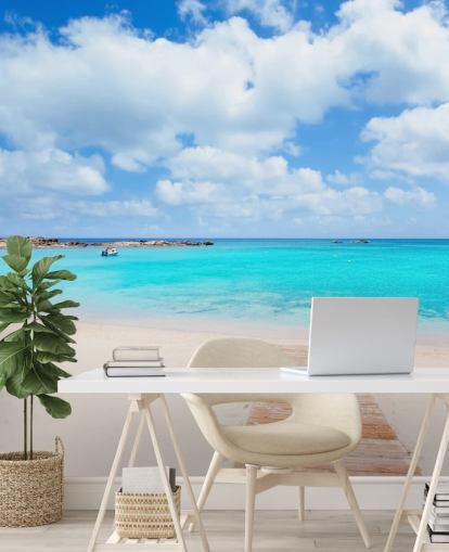 Blissful Boardwalk Wallpaper Mural