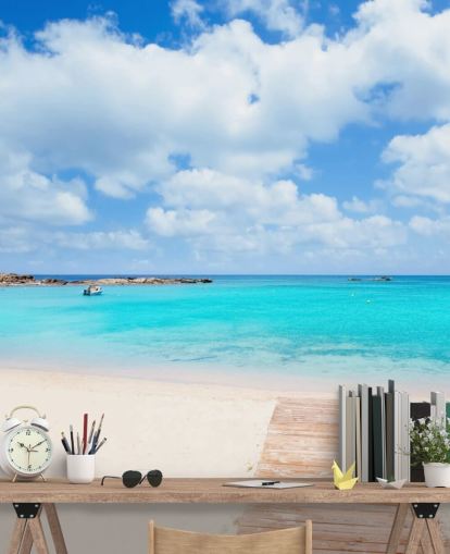 Glückselige Promenade Fototapete