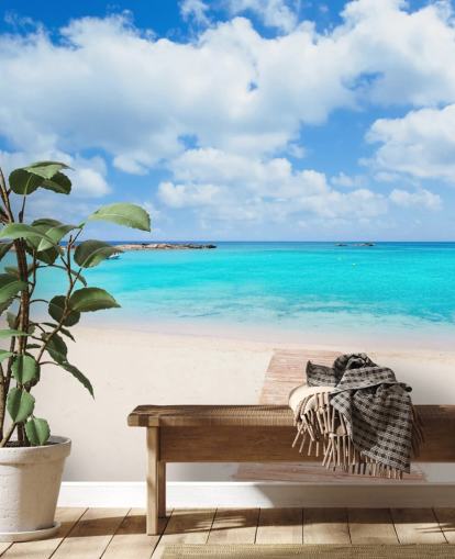 Glückselige Promenade Fototapete