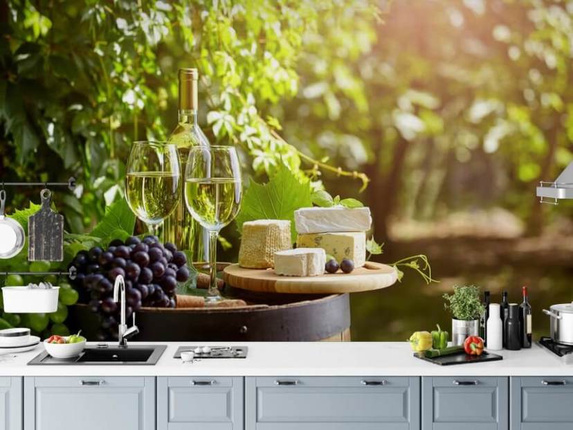 Wine Wallpaper & Wine Cellar Wall Murals | Wallsauce UK - Textured Paper Wallpaper For Wine And Drink Decor