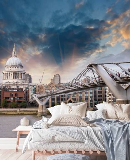 Millennium Bridge Wandbild Millennium Bridge Wandbild