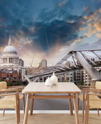 Millennium Bridge veggmaleri Millennium Bridge veggmaleri