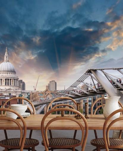 Millennium Bridge väggmålning