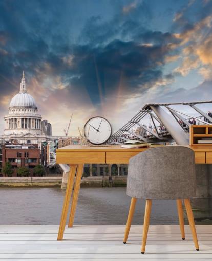 Millennium Bridge mural