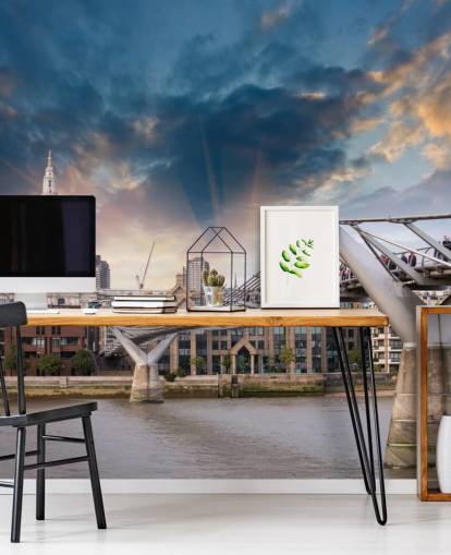 Millennium Bridge mural