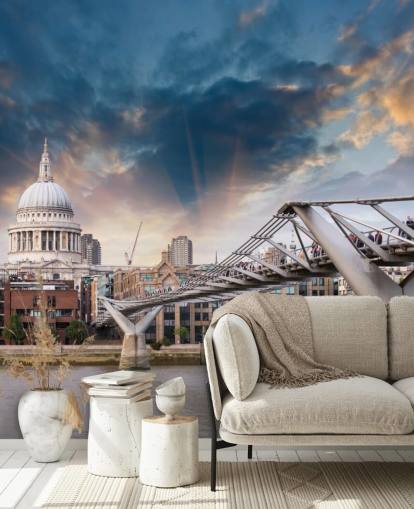 Millennium Bridge väggmålning