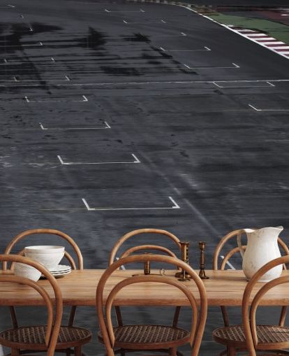 Pista de corrida F1 sem carros papel de parede Pista de corrida F1 sem carros papel de parede